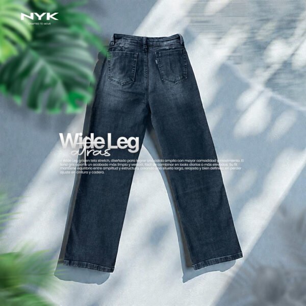 Wide Leg Gris